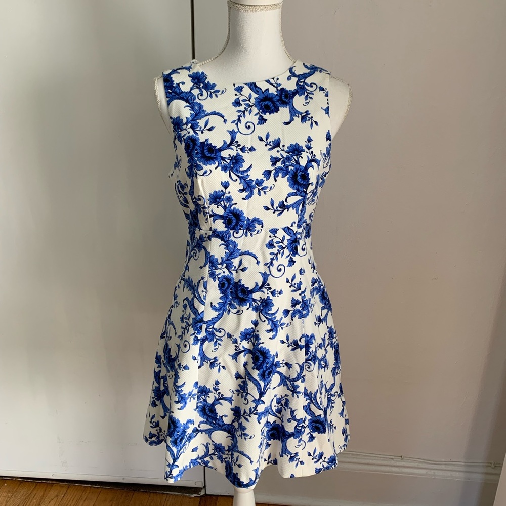 Blue Flower Dress